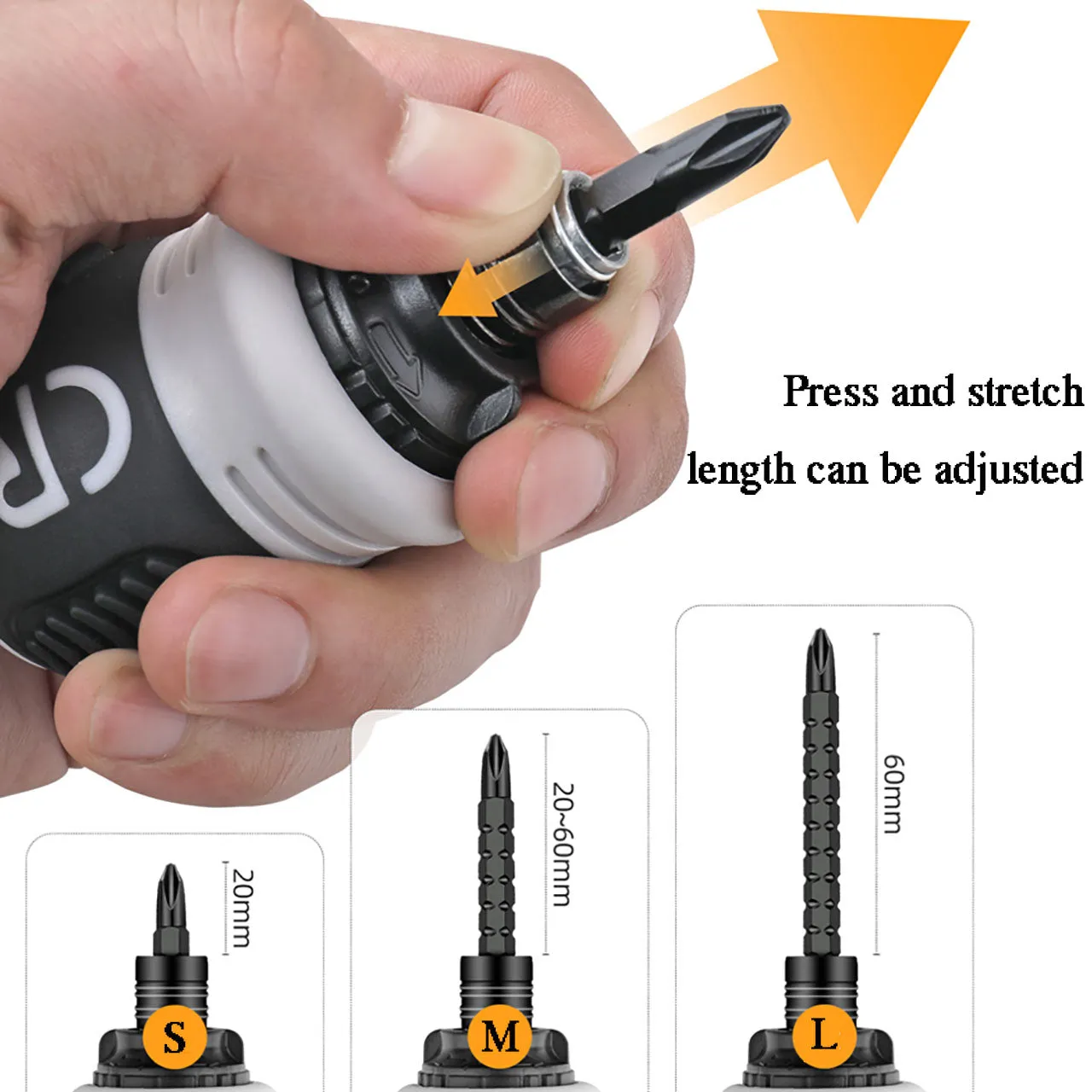 13in1 Ratchet Precision Screwdriver Set Magnetic Telescopic Labor Saving Multifunction Screw Driver CRV Mini Repair Tool