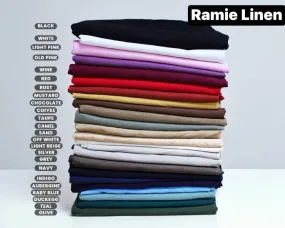 1.68M SAND REMNANT RAMIE LINEN FABRIC