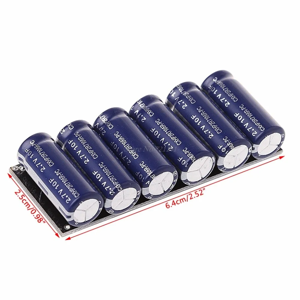 16V 1F/2F Farad Capacitor Module 2.7V 10F Super Capacitors With Protection Board