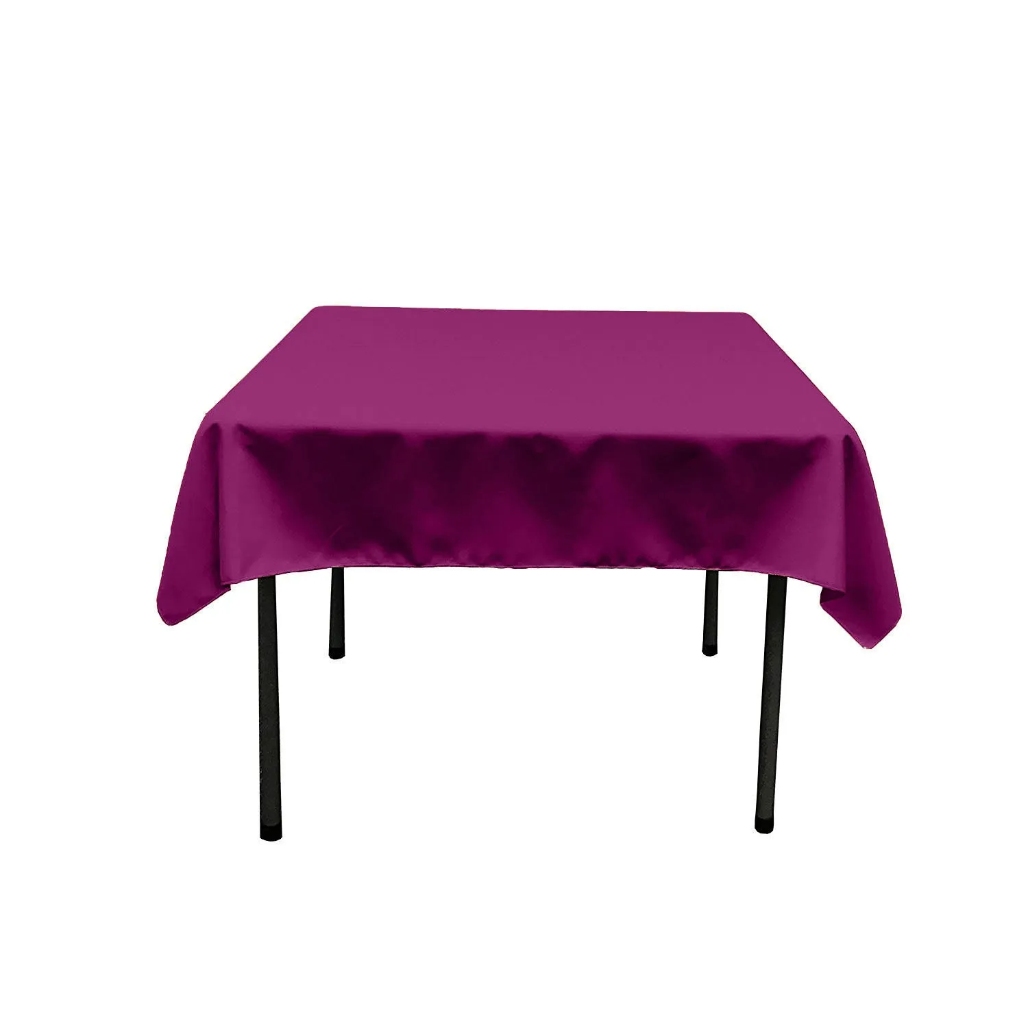 42"x42" SQUARE POLY POPLIN TABLECLOTH