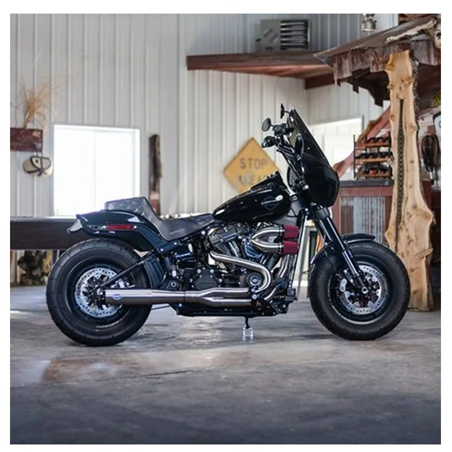 50 State Legal SUPERSTREET 2-1 for STANDARD CHASSIS M8 SOFTAIL® MODELS Stainless Steel