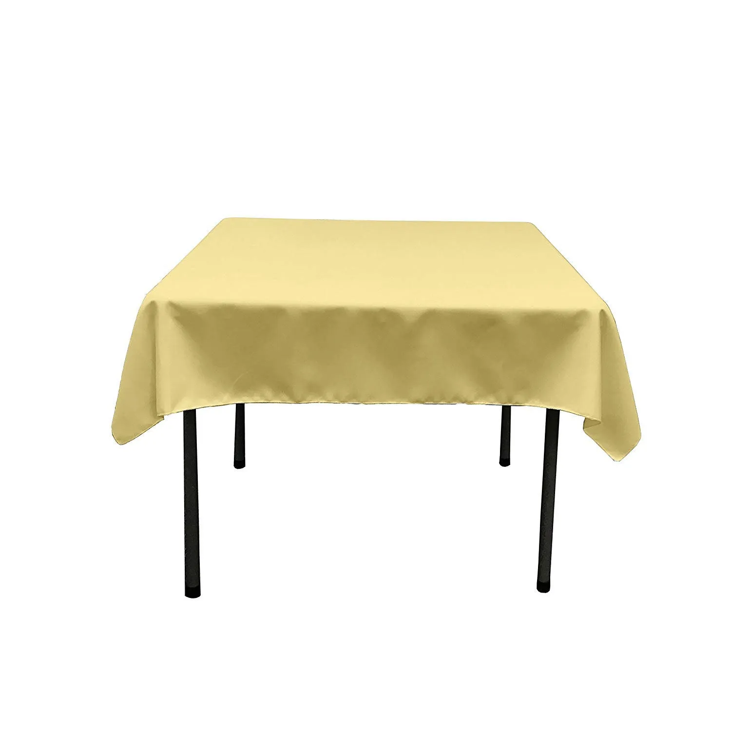 51"x51" SQUARE POLY POPLIN TABLECLOTH