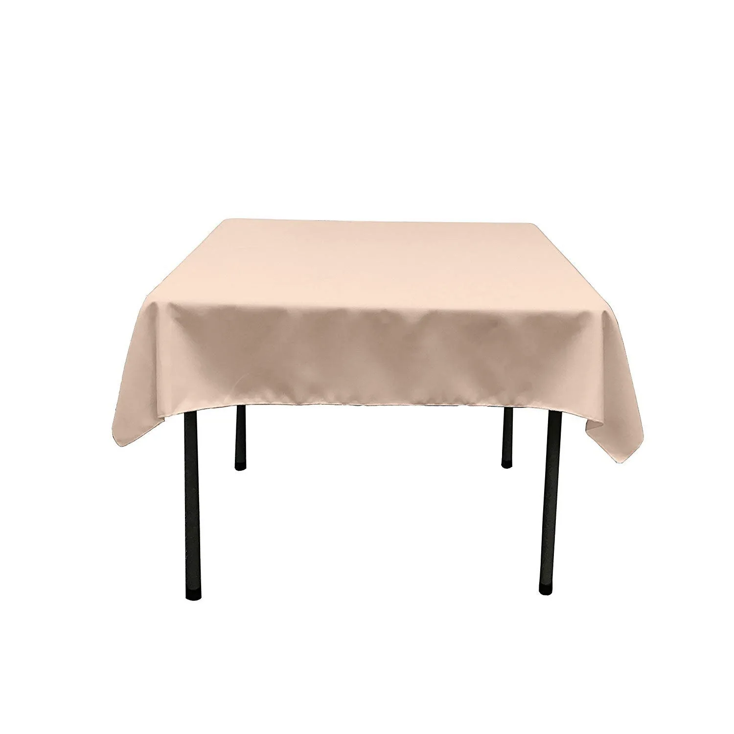 51"x51" SQUARE POLY POPLIN TABLECLOTH