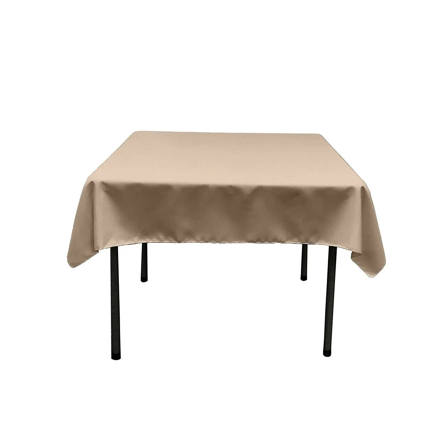 51"x51" SQUARE POLY POPLIN TABLECLOTH