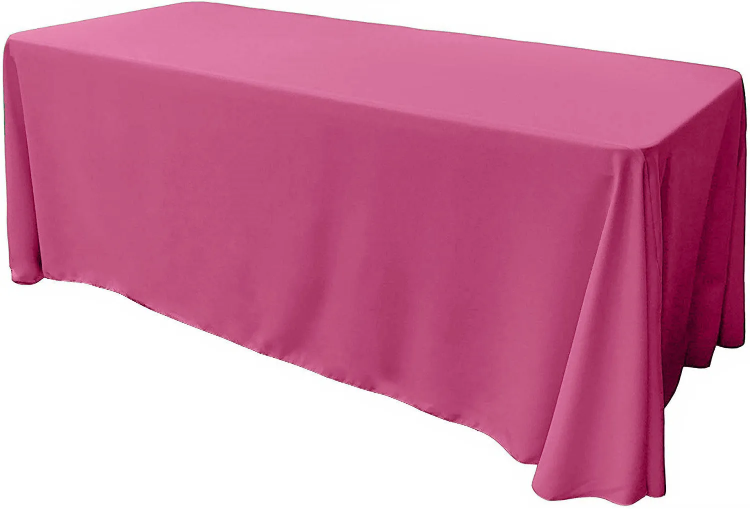 90" X 108" Rectangular Seamless Polyester Poplin Tablecloth, for Party/Wedding Tablecloth