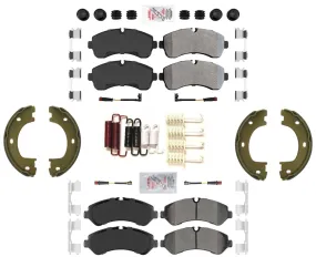 ADS Heavy Duty Disc Brake Pad Hardware For Sprinter 3500 2019-22 Dual Rear Wheel