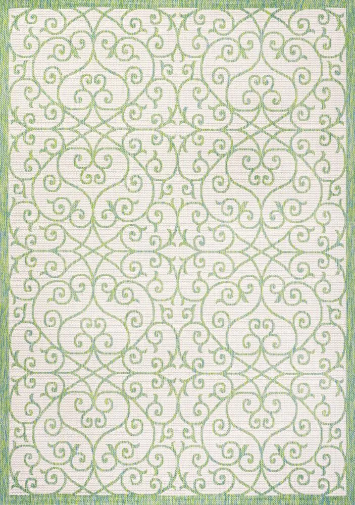 Alfombra Vintage Filigree Textured Weave Indoor/outdoor Area Rug