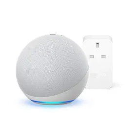 All-new Echo (4th generation) | Glacier White |  Amazon Smart Plug, works with Alexa