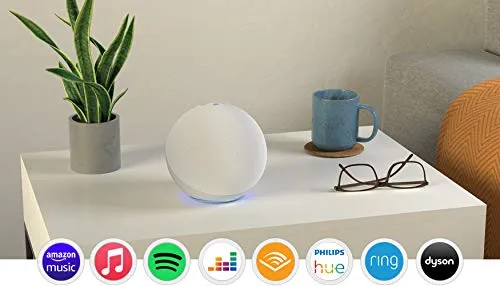 All-new Echo (4th generation) | Glacier White |  Amazon Smart Plug, works with Alexa