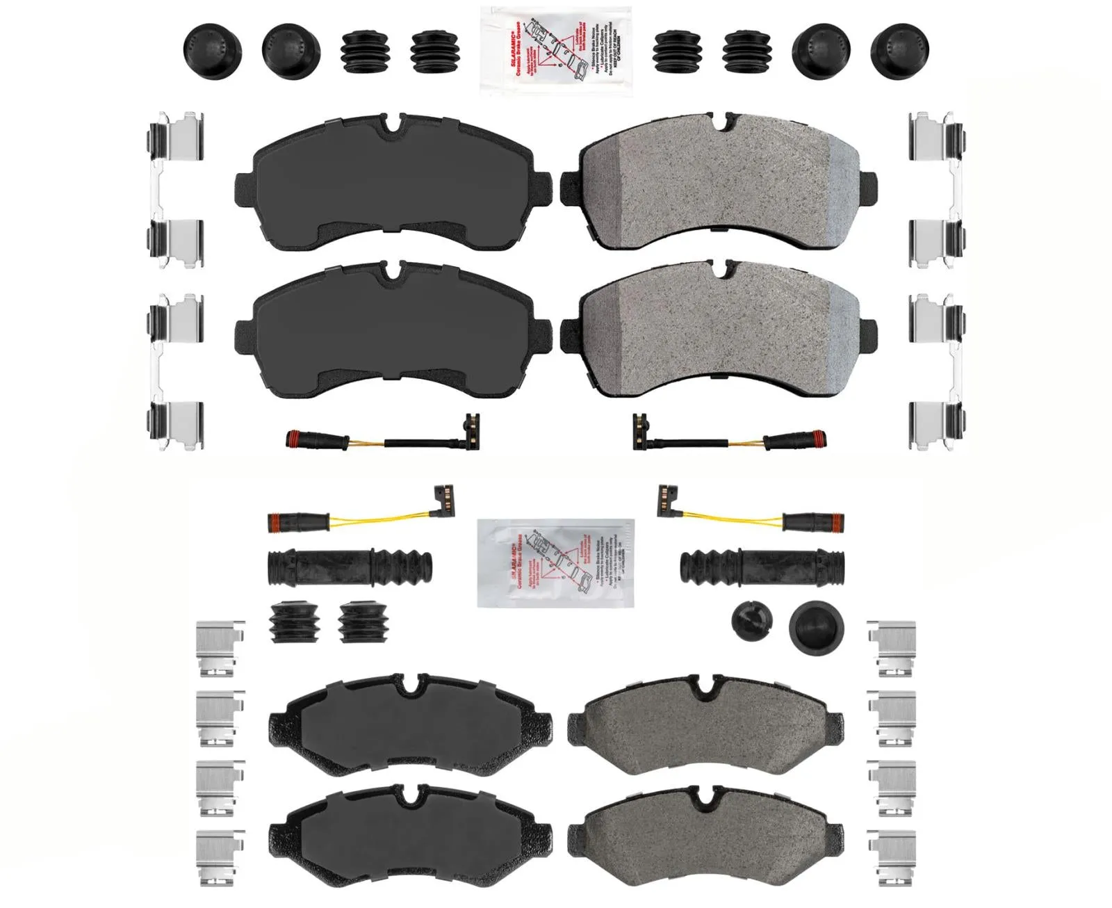 AmeriPLATINUM Fleet Duty Brake Pads For Sprinter 3500 2019-20 Single Rear Wheel