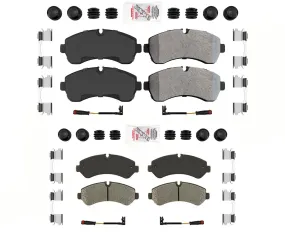 AmeriPLATINUM Fleet Duty Brake Pads For Sprinter 3500 2019-2020 Dual Rear Wheel