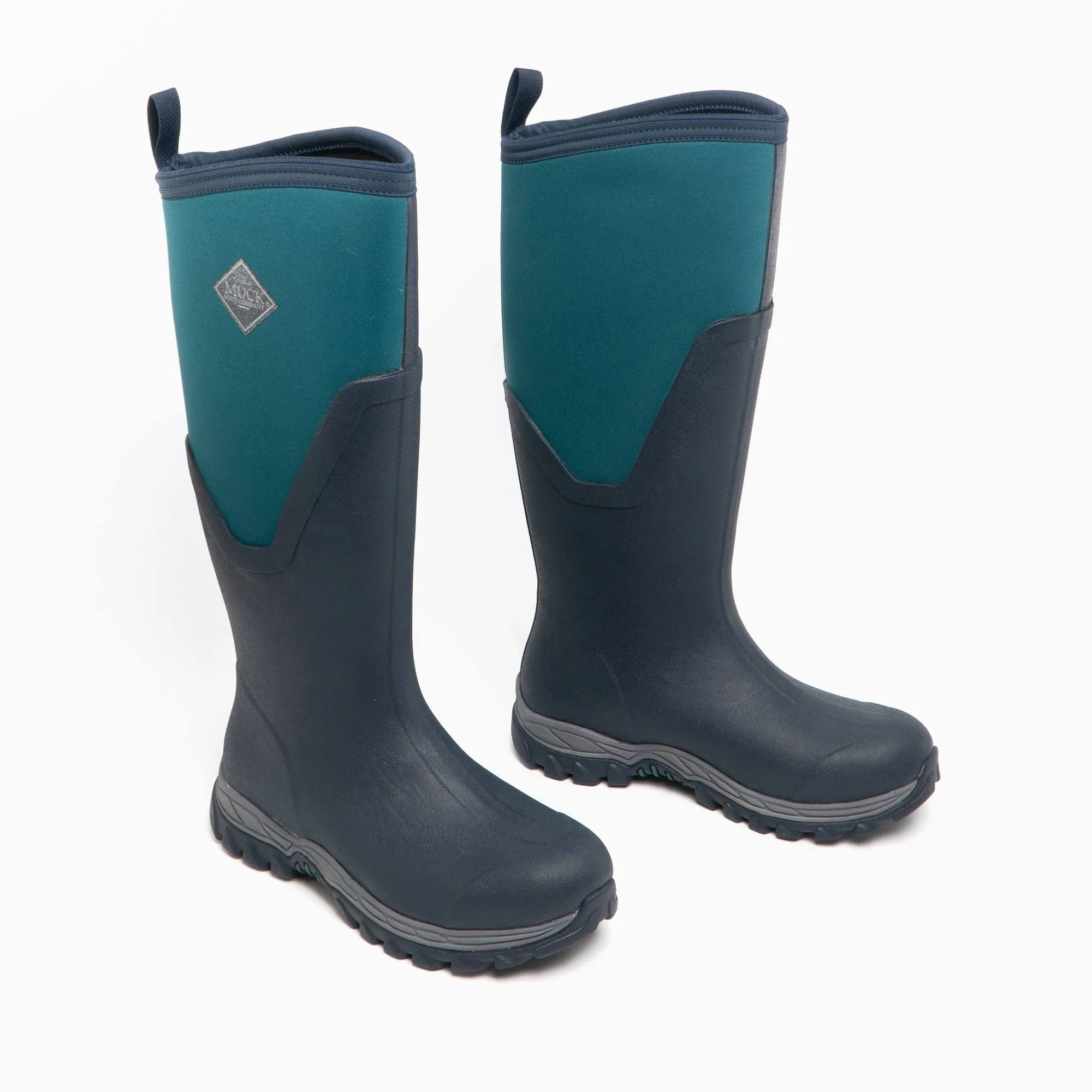 ARCTIC SPORT II TALL Womens Rubber Wellington Boots Navy/Spruce