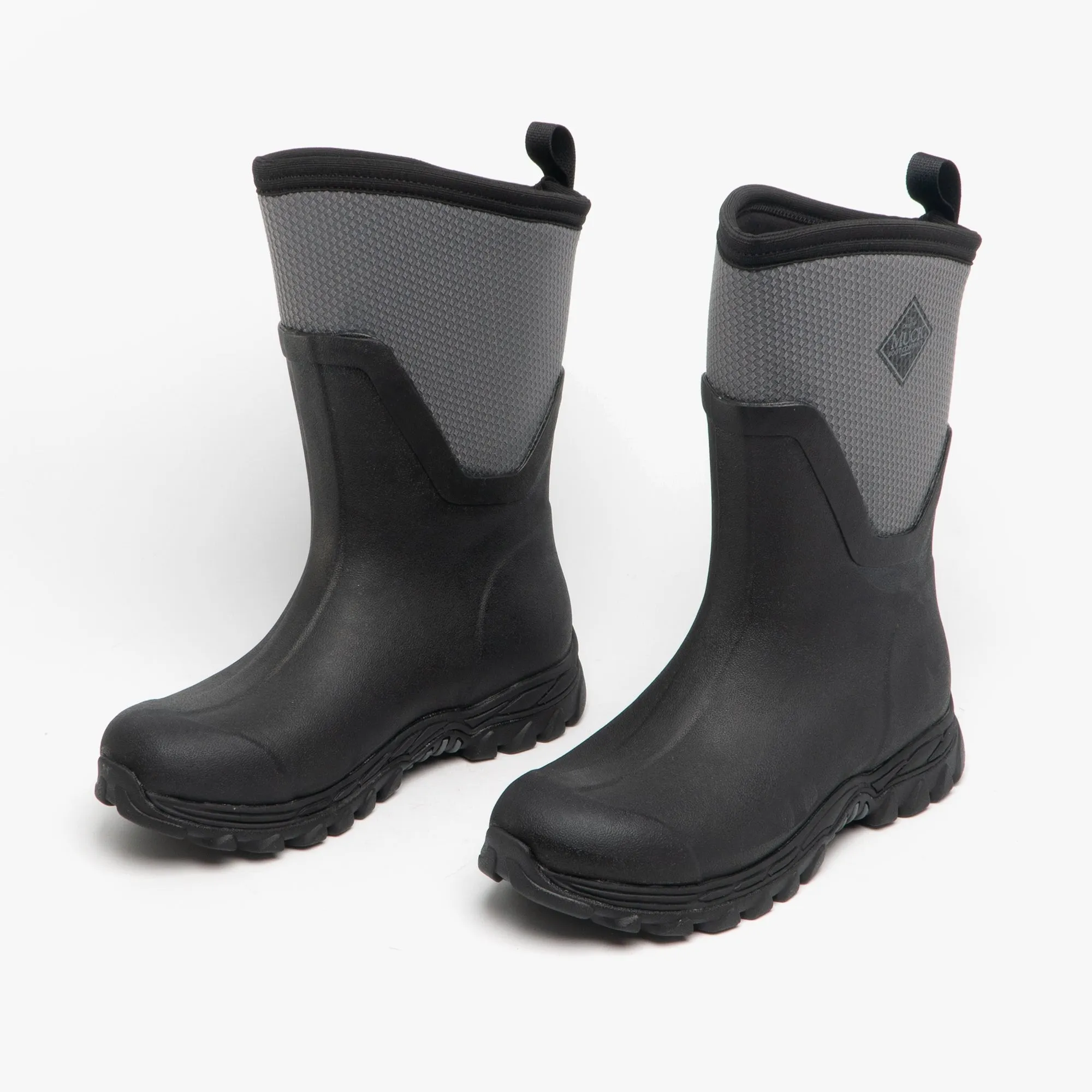 ARCTIC SPORT MID Womens Rubber Wellington Boots Black/Grey