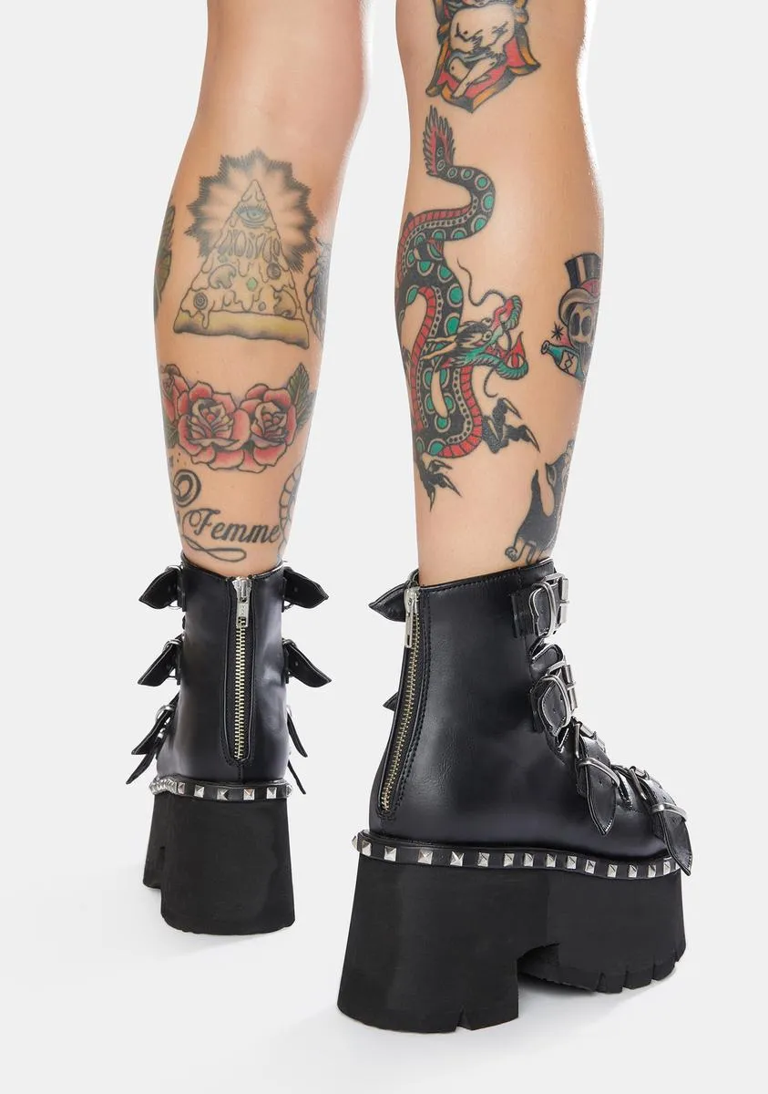 Ashes Platform Bootie Sandals