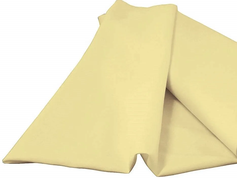 Banana Yellow 58/59" Wide 100% Premium Woven Polyester Poplin Fabric By The Yard