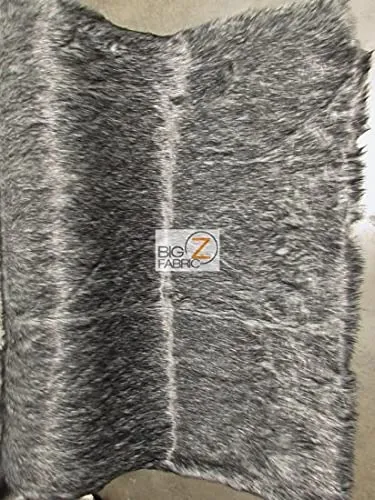 Blonde Arctic Alaskan Husky Long Pile Faux Fur Fabric / Sold By The Yard