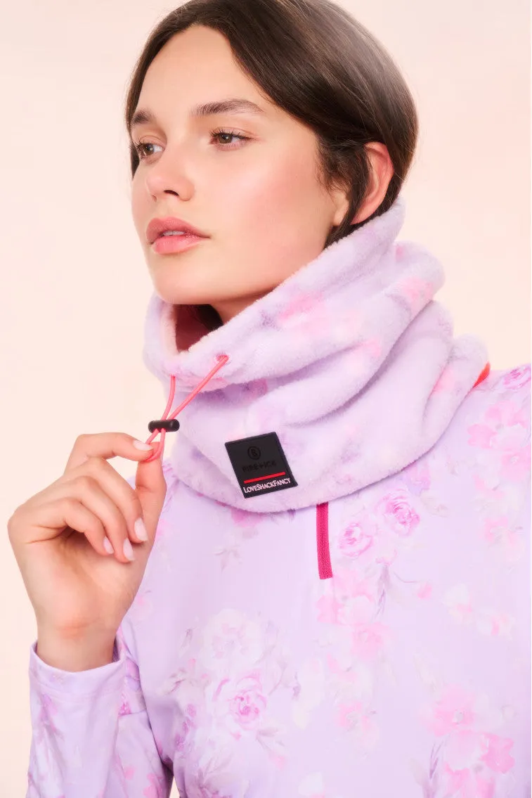 BOGNER FIRE ICE x LoveShackFancy Arian Neck Gaiter - HIBISCUS