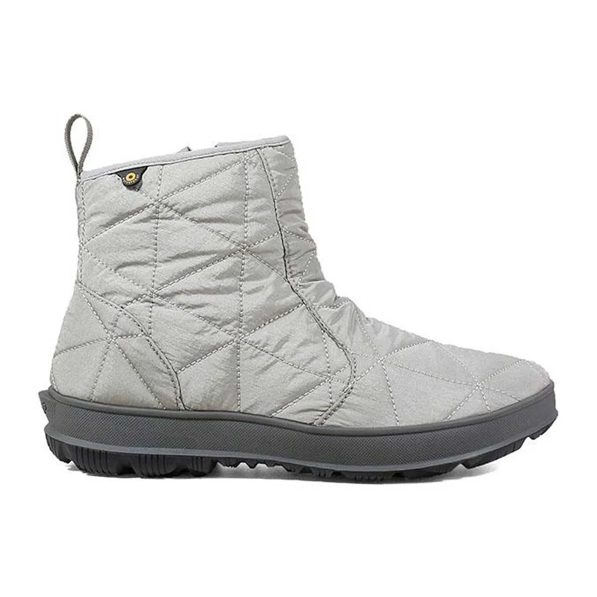 Bogs Women's Snow Boot - Snowday Light Gray Waterproof Low | 72239-050