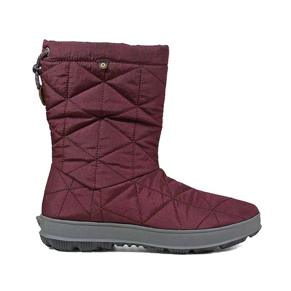 Bogs Women's Snow Boot - Snowday Wine Waterproof Mid | 72238-609