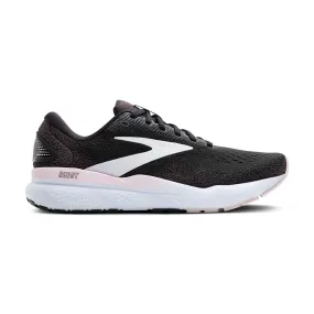 Brooks Ghost 16 (Womens) - Black/White/Orchid Ice