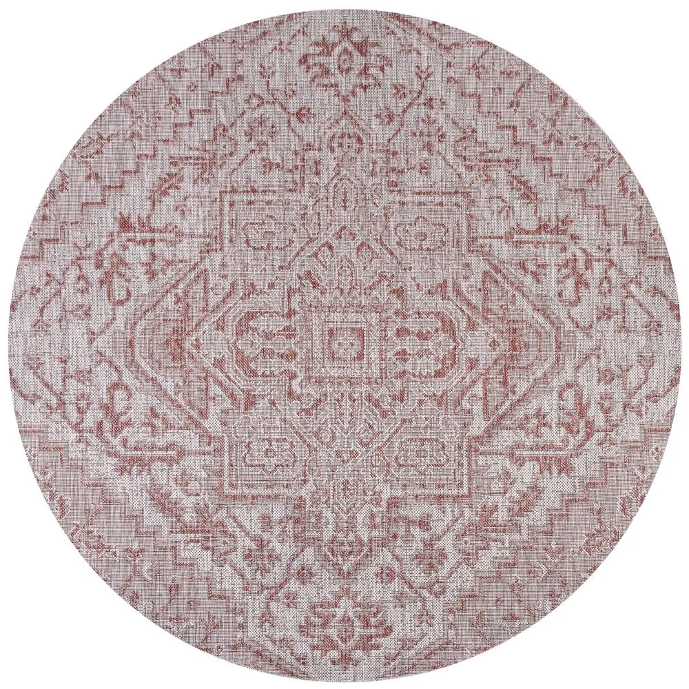 Cascade Bohemian Medallion Textured Weave Indoor/outdoor Area Rug