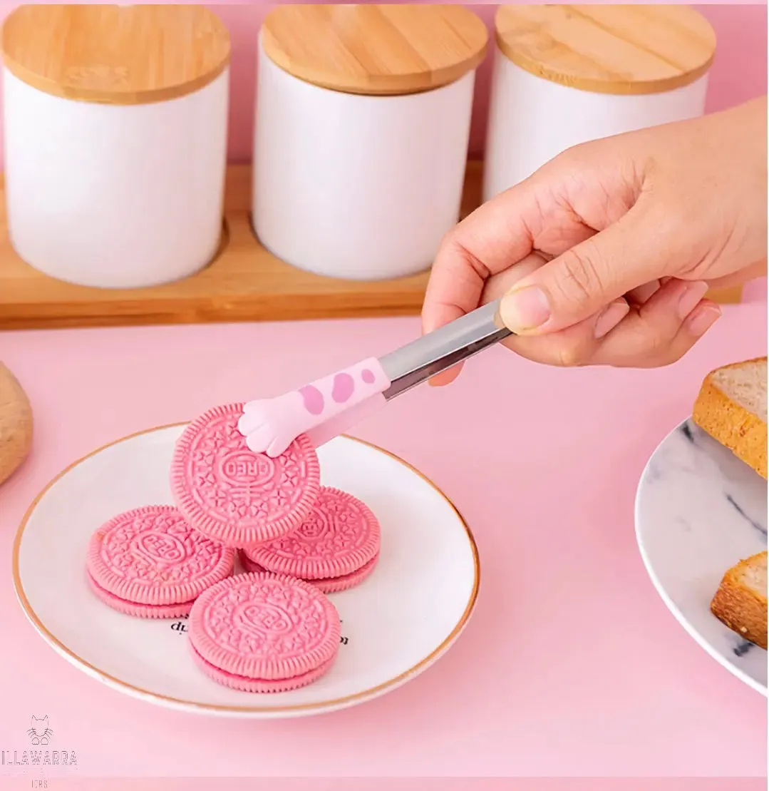 Cat Paw Themed Food Tongs