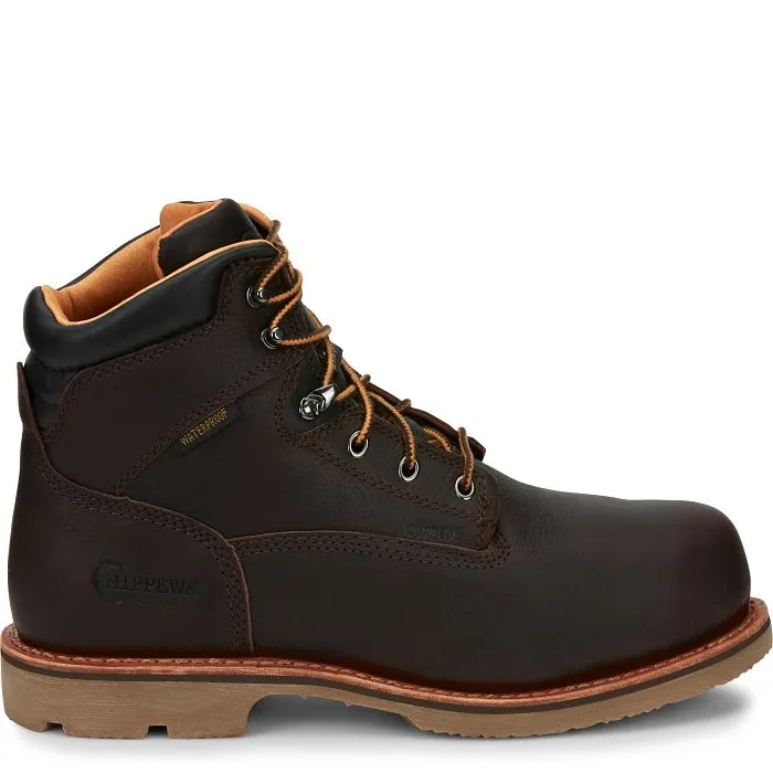 Chippewa Men's Serious  6" Comp Toe WP Metguard Lace-Up Work Boot - 72301