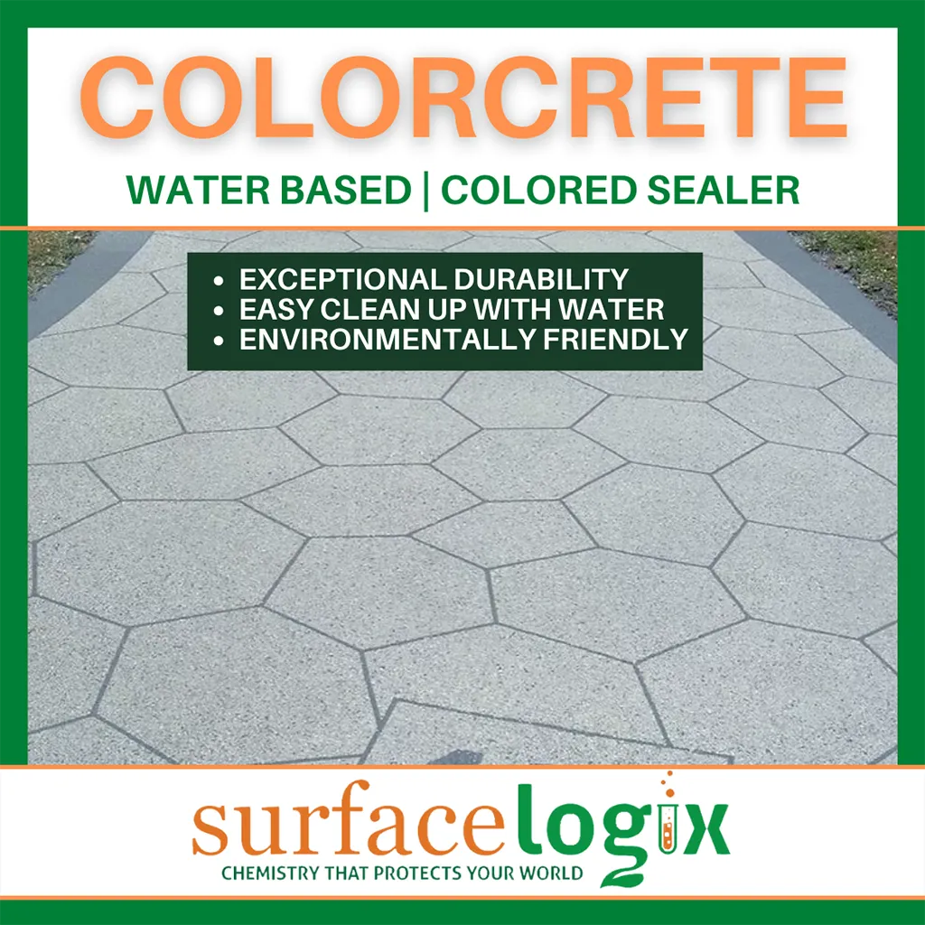 Colorcrete- Water-Based Acrylic Colored Concrete Sealer