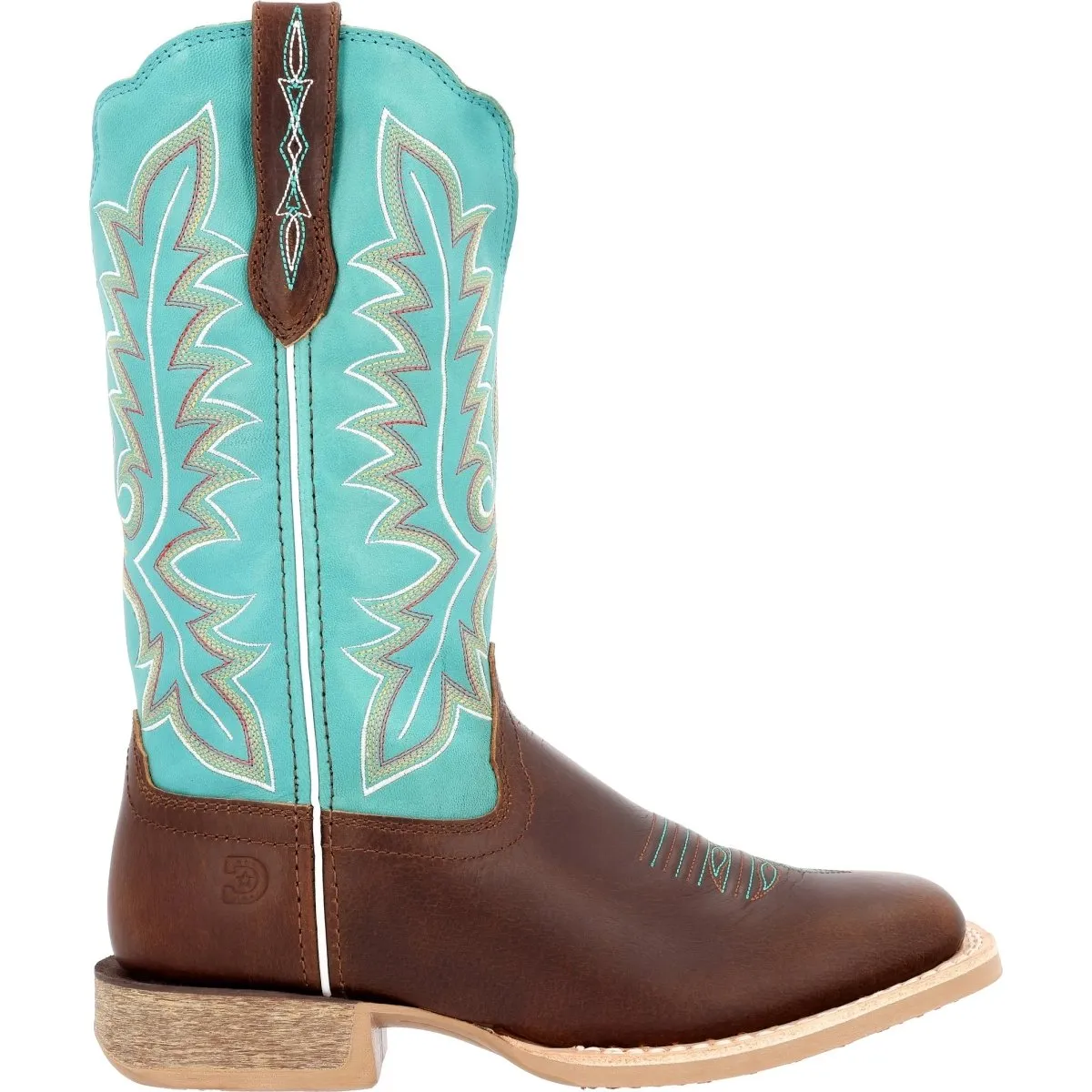 Durango Lady Rebel Pro Women's 12" Western Boots Drd0443 In Bay Brown And Arctic Blue