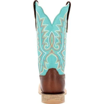 Durango Women's Rebel Pro Bay Brown Arctic Blue Western Boots DRD0443