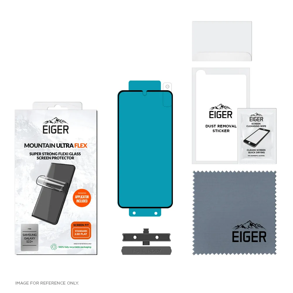 Eiger Mountain Ultraflex Flexiglass 2.5D Screen Protector for Samsung Galaxy S22 