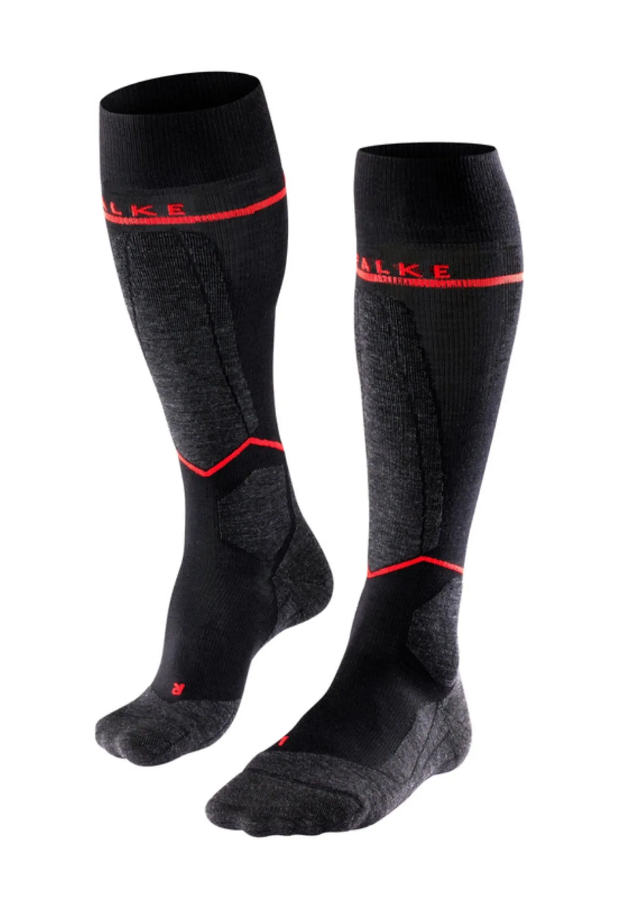 Falke SK4 Advanced Light Compression Ladies Ski Socks in Black