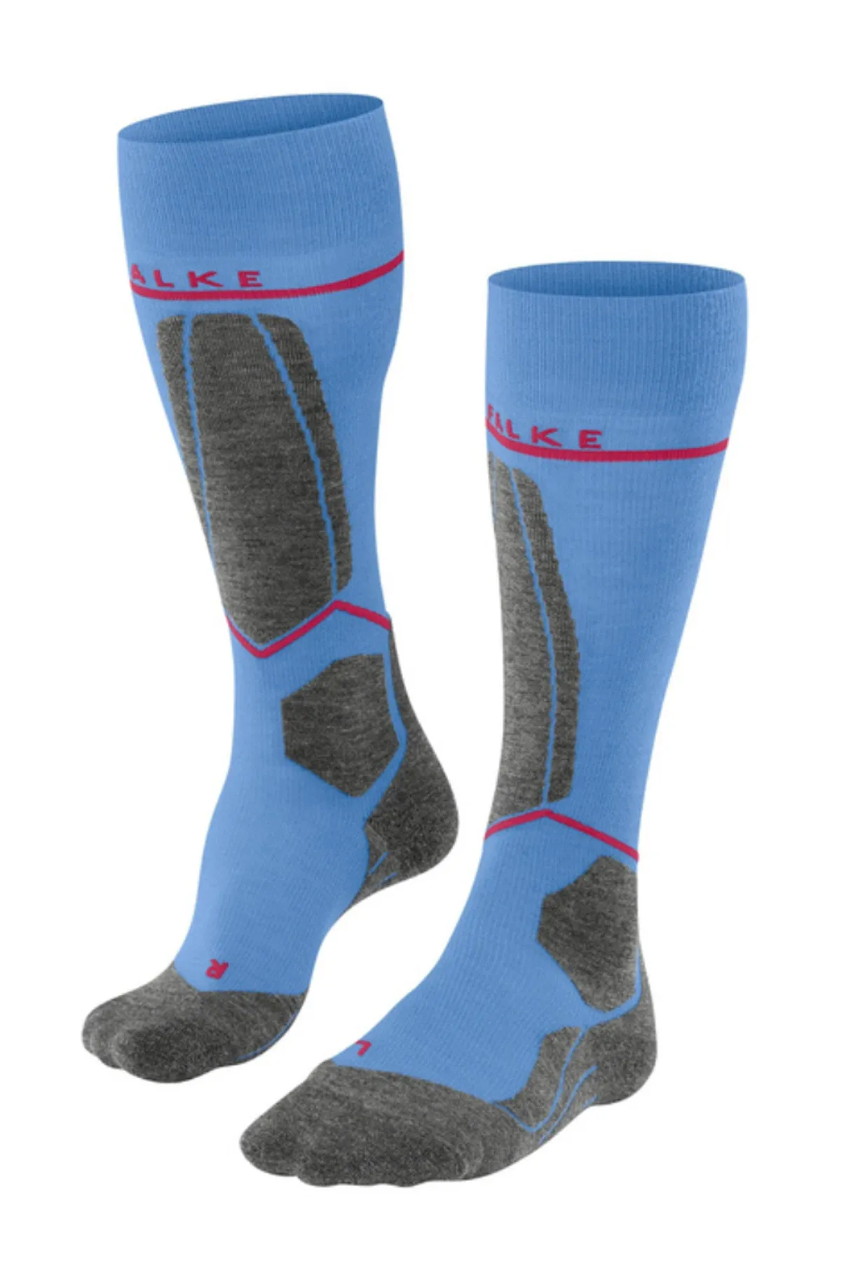 Falke SK4 Advanced Light Compression Ladies Ski Socks in Blue