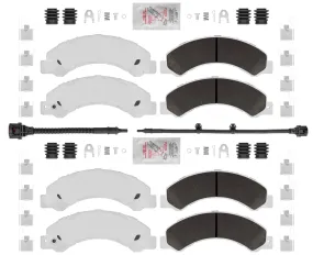 Front & Rear Brake Pads for Hino 155 2012-2017 Galvanized Hino 155 Wear Sensor