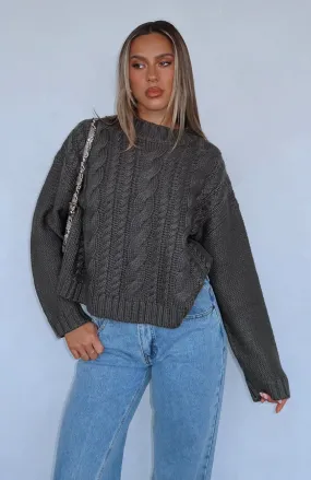 Glacier Knit Sweater Storm