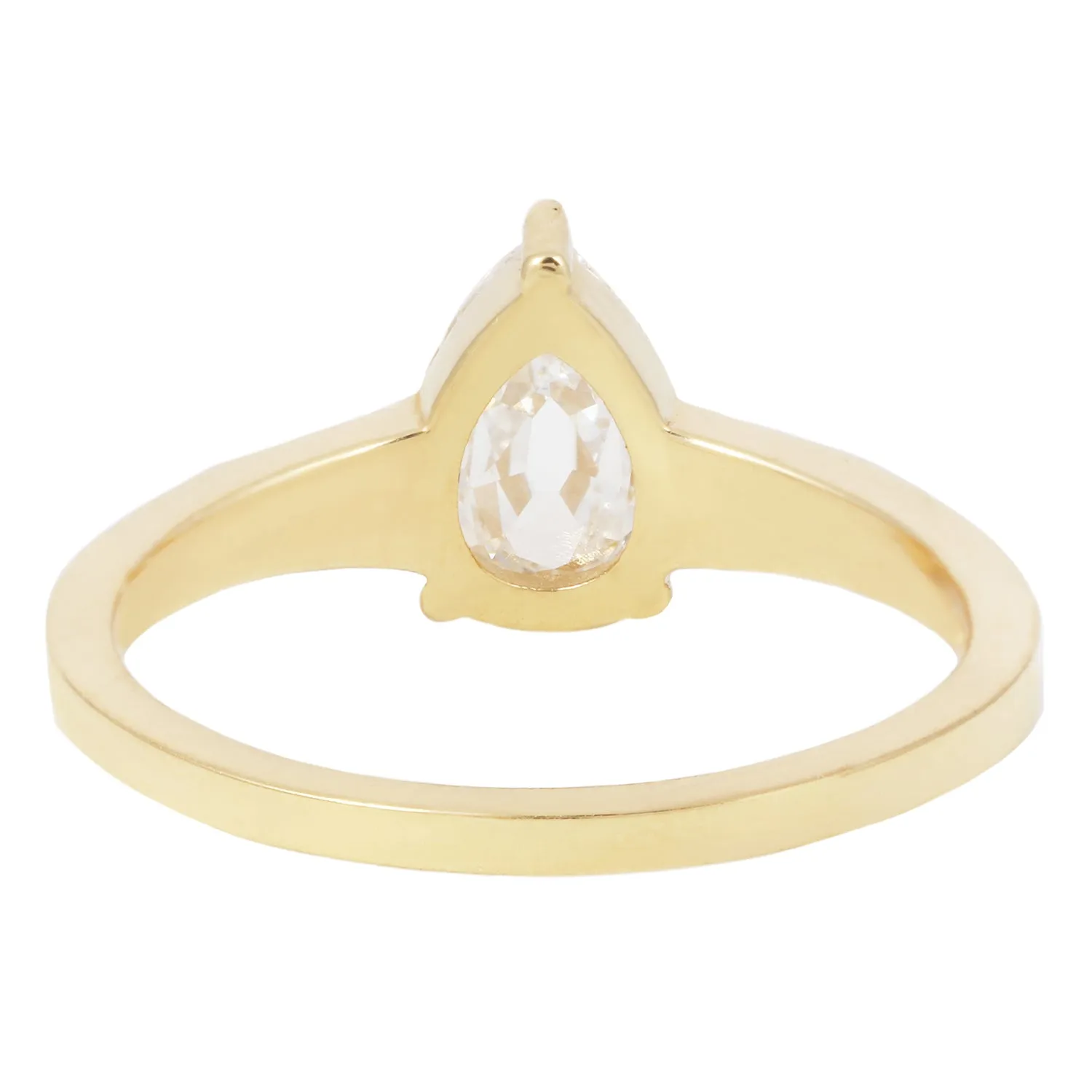 Glacier Pear Diamond Ring