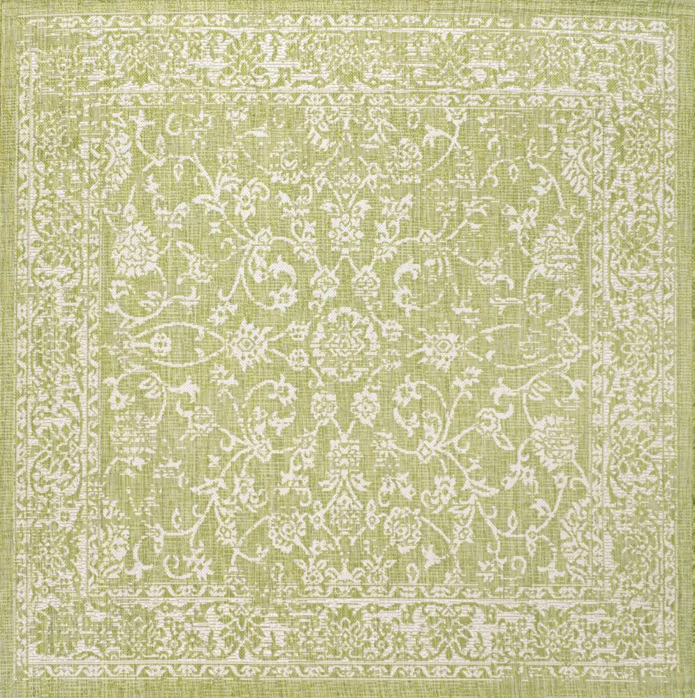 Hart Bohemian Textured Weave Floral Indoor/outdoor Area Rug