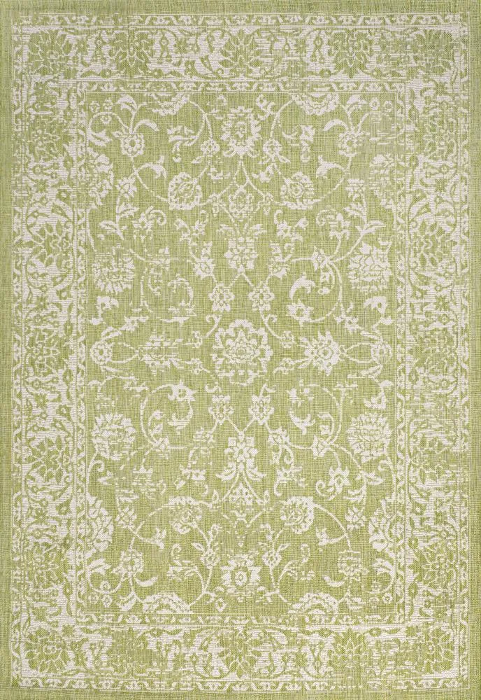 Hart Bohemian Textured Weave Floral Indoor/outdoor Area Rug