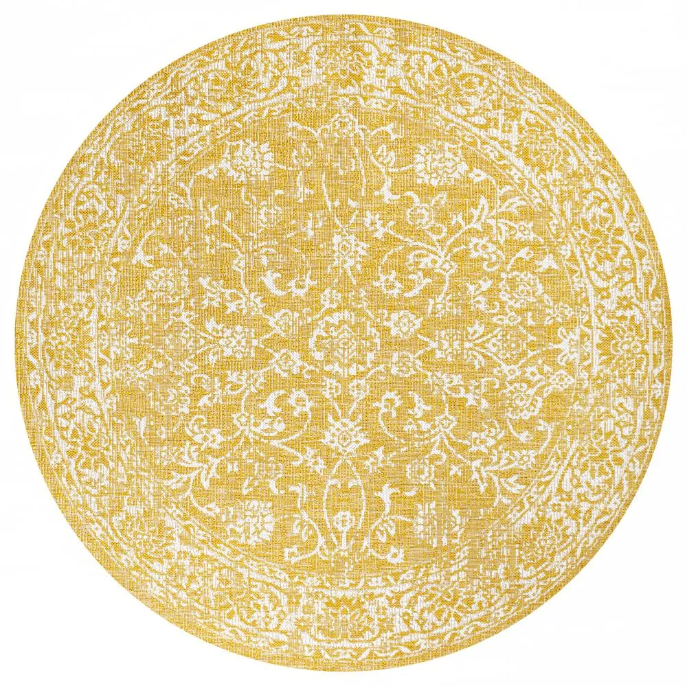 Hart Bohemian Textured Weave Floral Indoor/outdoor Area Rug