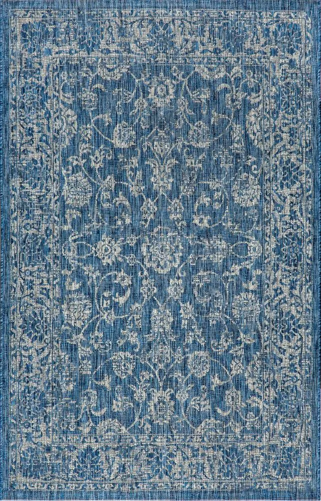 Hart Bohemian Textured Weave Floral Indoor/outdoor Area Rug