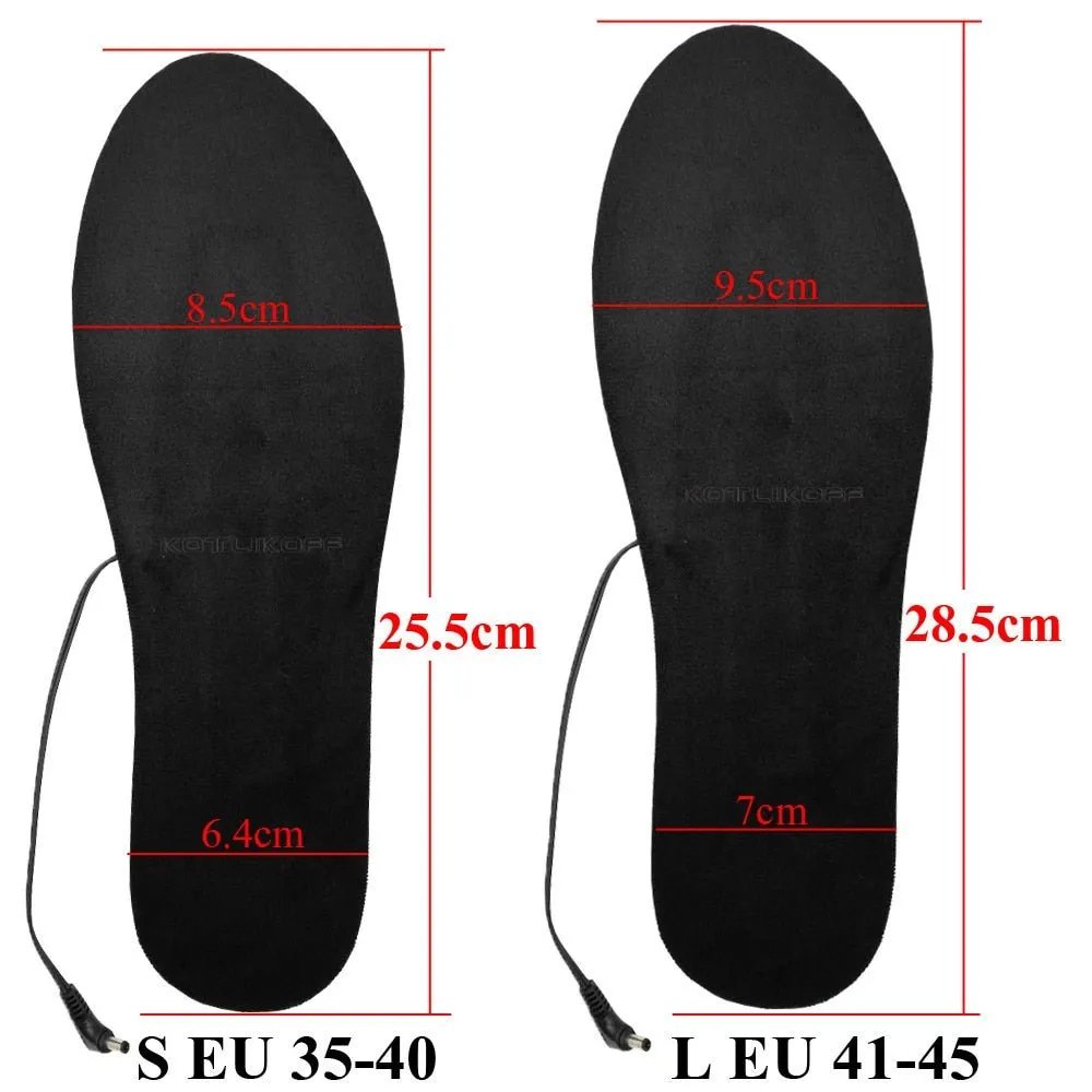 Heated Shoe Insoles Feet Warmer USB Rechargeable - Washable Thermal Insole Unisex