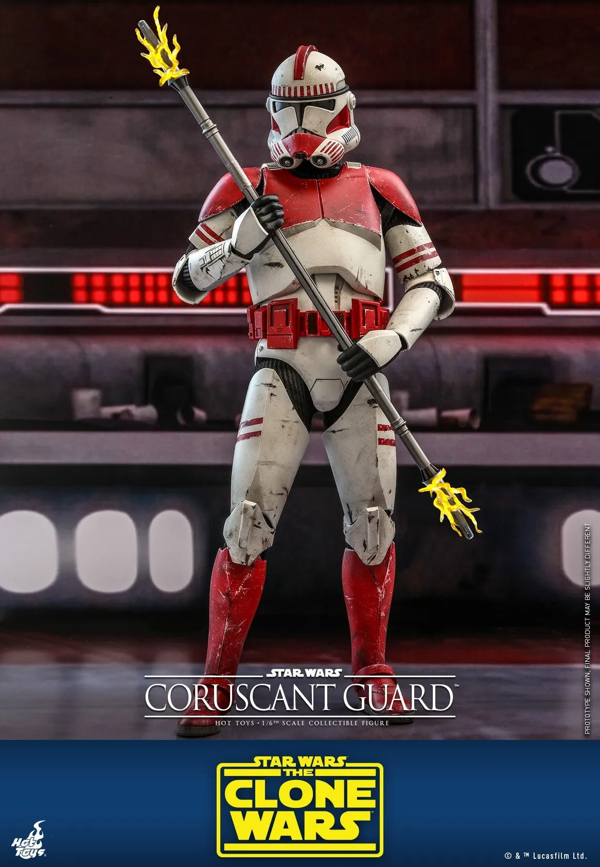 Hot Toys - TMS025 - Star Wars: The Clone War - 1/6th scale Coruscant Guar Collectible Figure