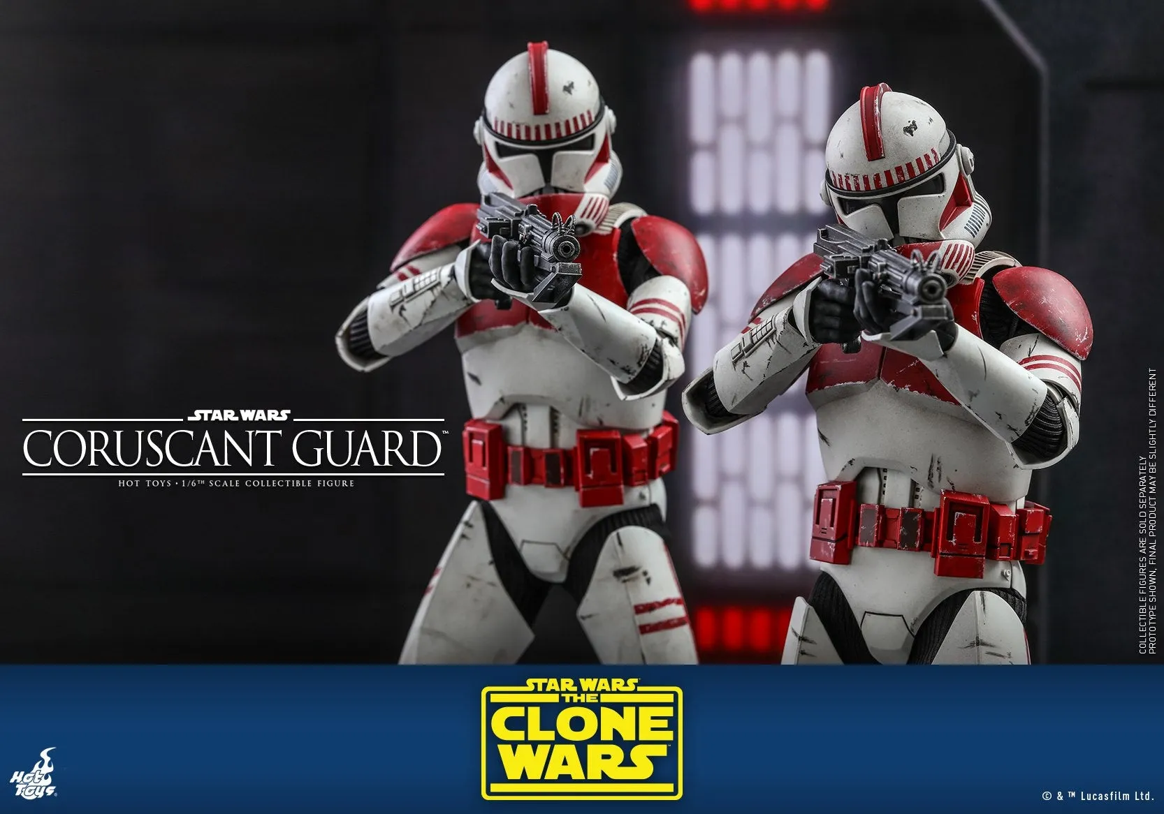 Hot Toys - TMS025 - Star Wars: The Clone War - 1/6th scale Coruscant Guar Collectible Figure