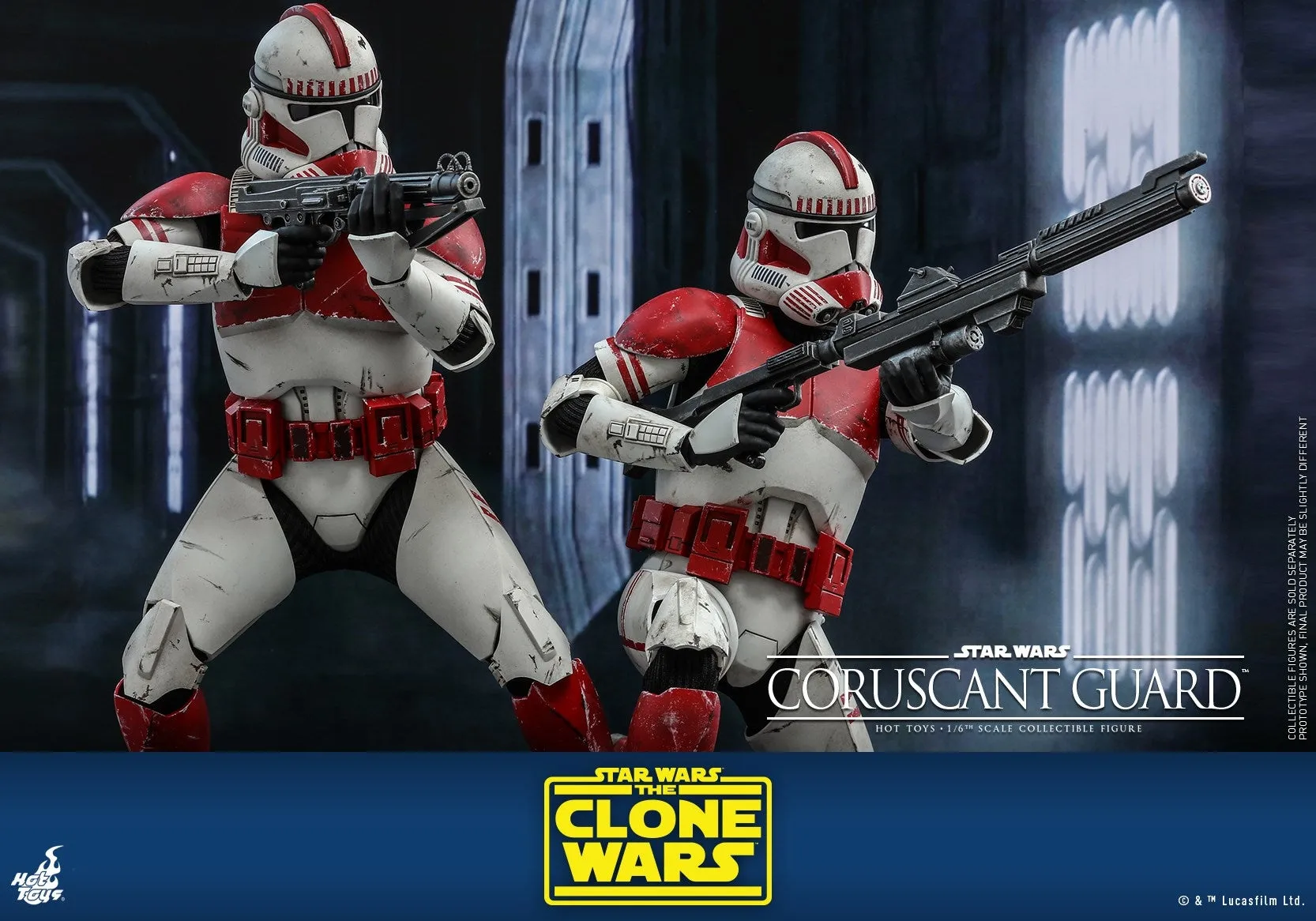 Hot Toys - TMS025 - Star Wars: The Clone War - 1/6th scale Coruscant Guar Collectible Figure