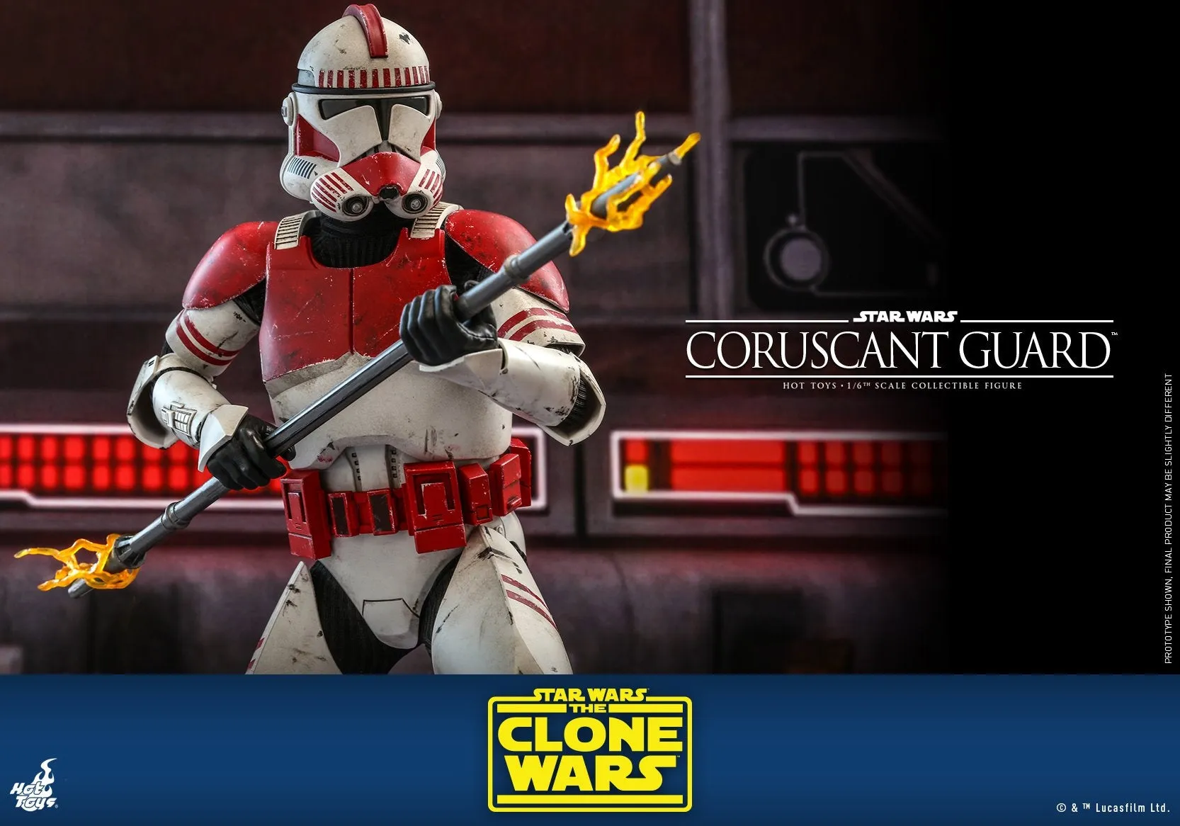 Hot Toys - TMS025 - Star Wars: The Clone War - 1/6th scale Coruscant Guar Collectible Figure