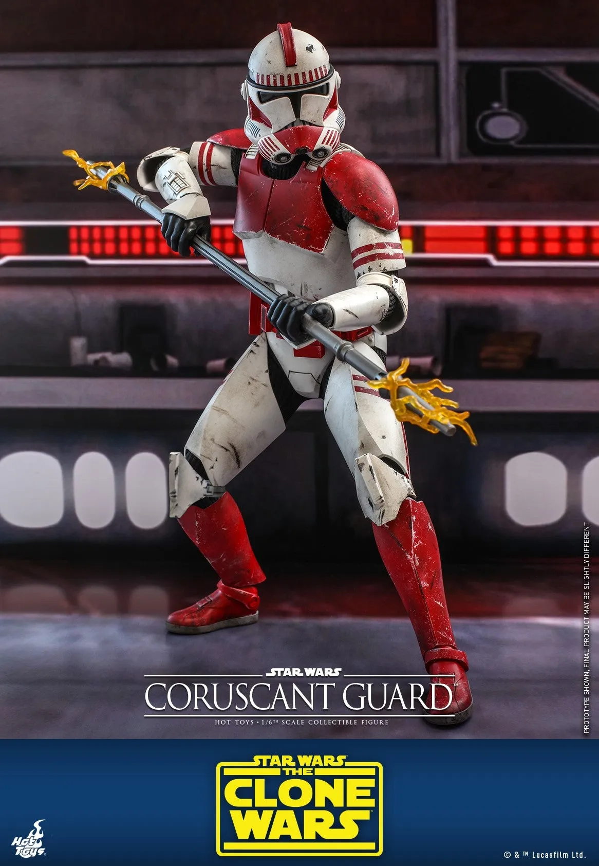 Hot Toys - TMS025 - Star Wars: The Clone War - 1/6th scale Coruscant Guar Collectible Figure