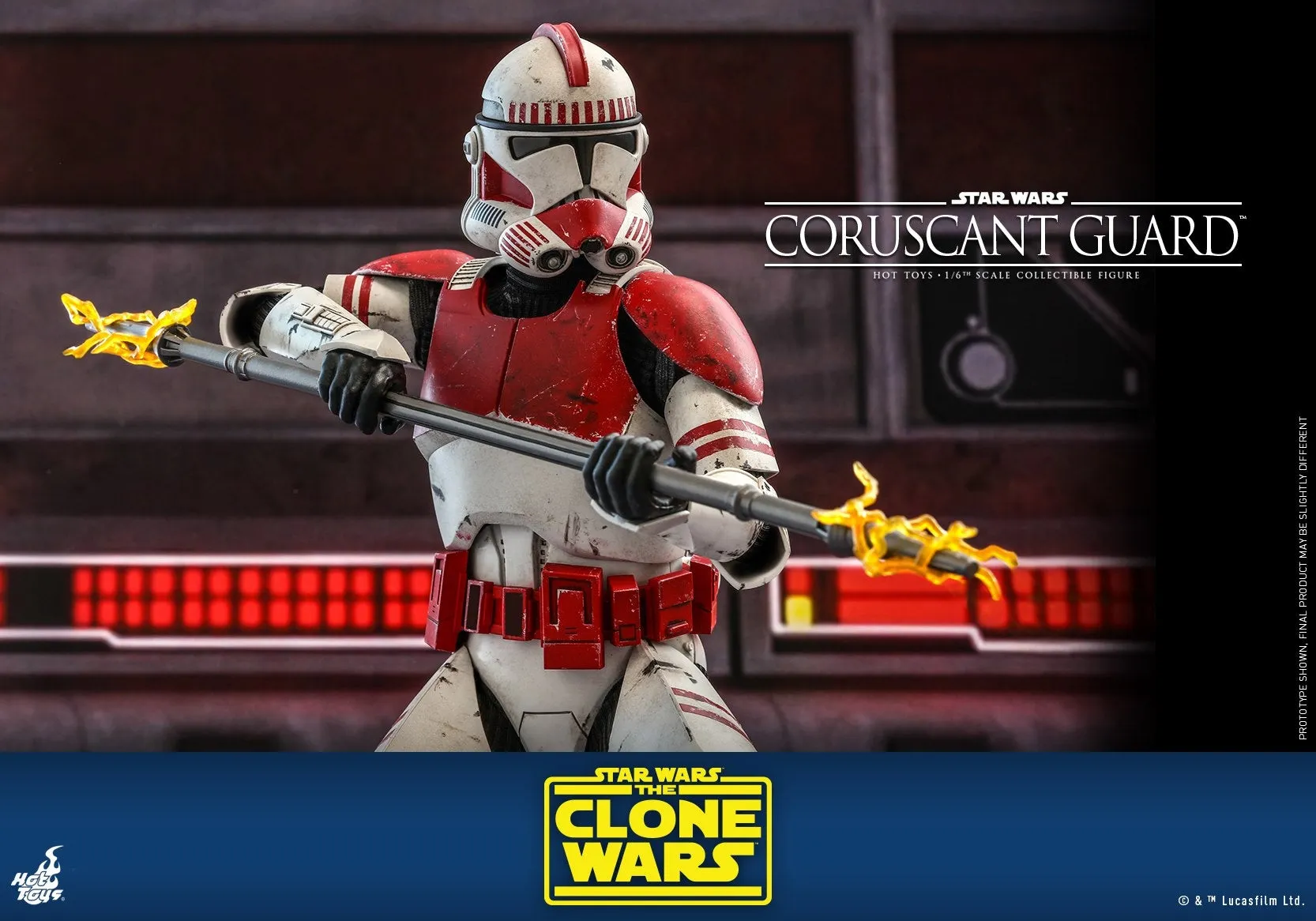 Hot Toys - TMS025 - Star Wars: The Clone War - 1/6th scale Coruscant Guar Collectible Figure