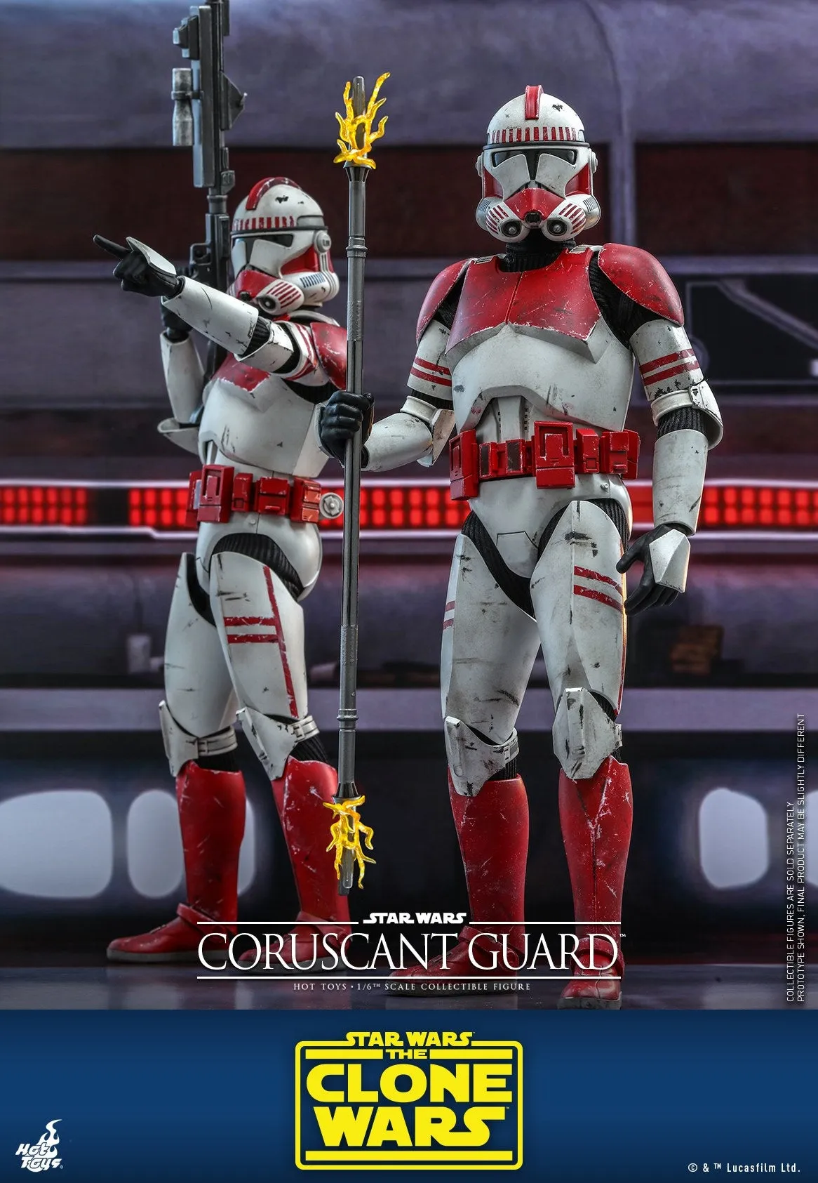 Hot Toys - TMS025 - Star Wars: The Clone War - 1/6th scale Coruscant Guar Collectible Figure