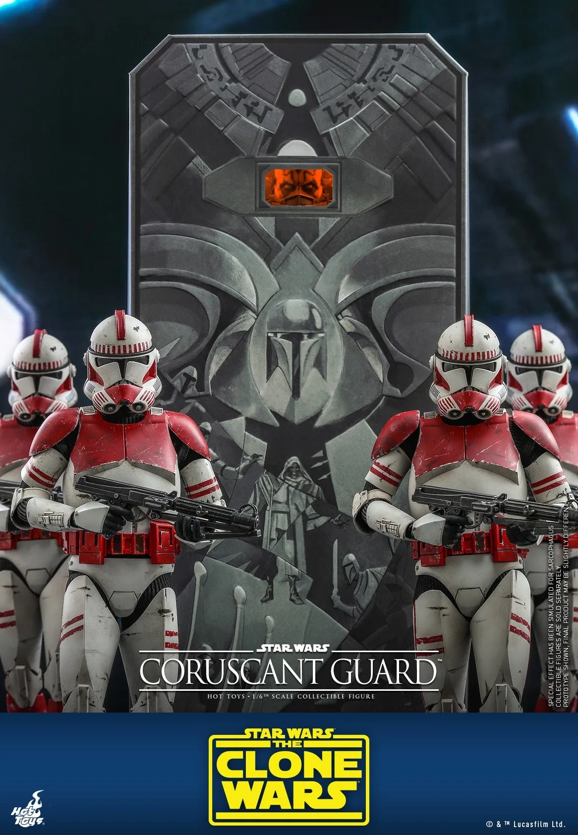 Hot Toys - TMS025 - Star Wars: The Clone War - 1/6th scale Coruscant Guar Collectible Figure