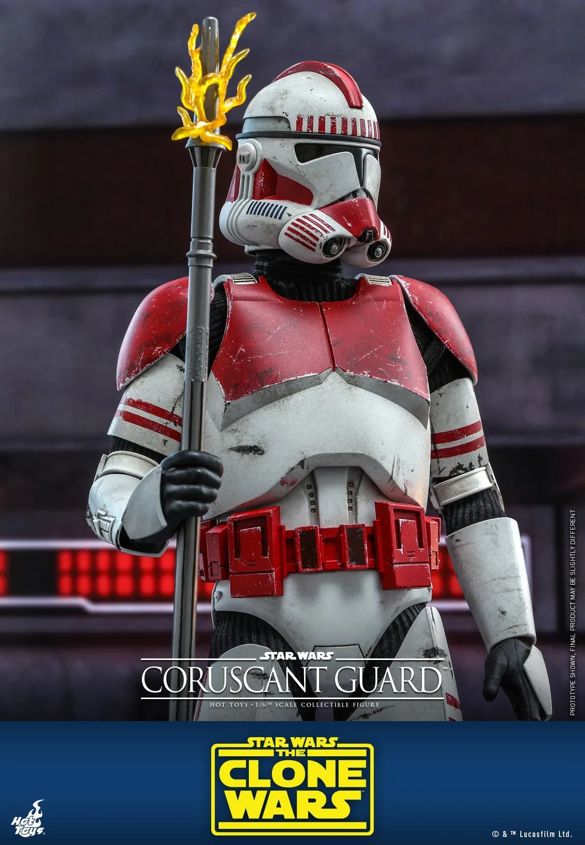 Hot Toys - TMS025 - Star Wars: The Clone War - 1/6th scale Coruscant Guar Collectible Figure